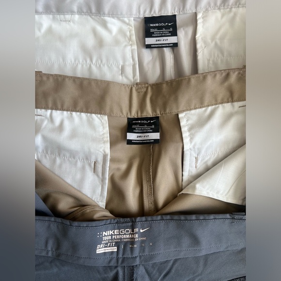 Nike Men's Golf Dri-fit Lightweight Sport Pants Bundle of 3 - size 36x32 - Picture 5 of 15